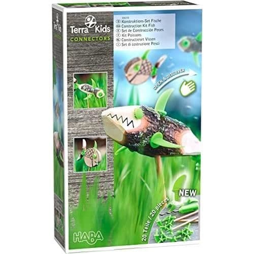 HABA TERRA KIDS CONNECTORS FISH KIT-UTOMUSSPEL-8 ÅR OCH UPP