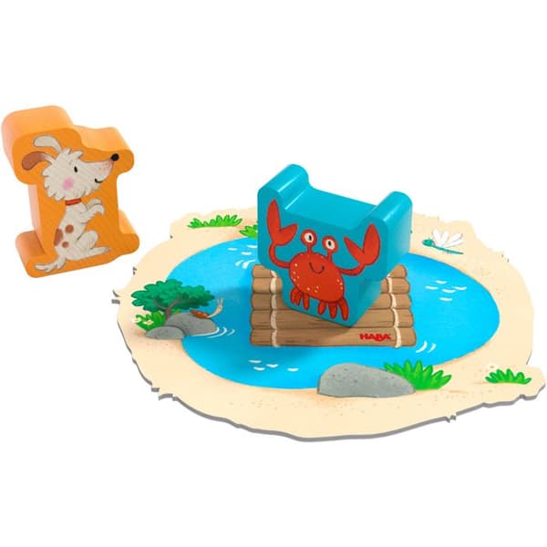 HABA - Mina första spel - Junior Animal Pyramid - Skicklighetsspel - 2 år och uppåt