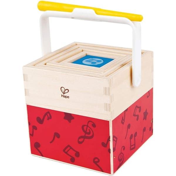 Häckande speldosor - Hape - 5 träinstrument - För barn från 18 månader