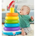 Miniatyrbild 3 av 6: Fisher-Price - Giant Rainbow Pyramid - Early Learning Toy - Från 12 månader GJW15