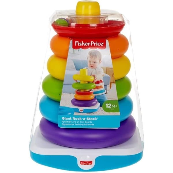 Fisher-Price - Giant Rainbow Pyramid - Early Learning Toy - Från 12 månader GJW15