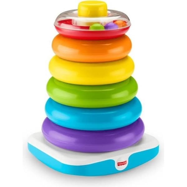 Fisher-Price - Giant Rainbow Pyramid - Early Learning Toy - Från 12 månader GJW15