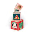 Miniatyrbild 4 av 6: Janod - Baby Forest 6 kubpyramid (trä) - Från 12 månader