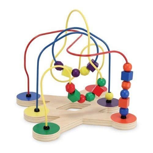 Pedagogisk leksak - MELISSA &amp; DOUG - Bead Maze - Flerfärgad - För spädbarn från 12 månader och uppåt