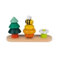 Miniatyrbild 6 av 6: Stacking Forest - JANOD - Tidig inlärningsleksak av trä - 10 stycken - Flerfärgad - Gul - Blandad