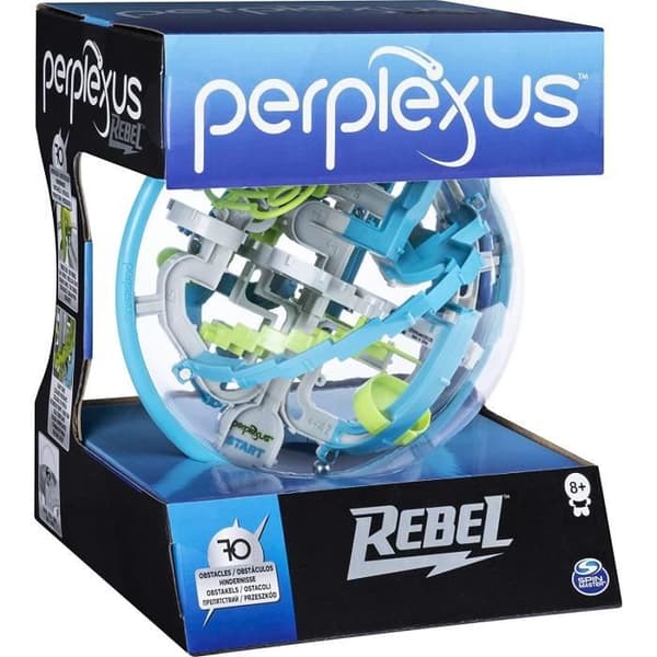 Perplexus - SPIN MASTER - Rebel Rookie - 3D-labyrint hybridleksak - Spinnande boll - Pussel