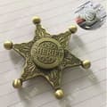 Miniatyrbild 1 av 4: TD® Hand Spinner Metal Star Sheriff Gold - Spinning Game