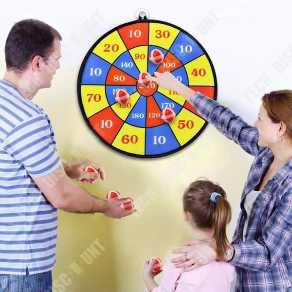TD® Scratch Target Game med bollar - Skicklighetsspel - Inomhus-Utomhus - Barn Vuxna