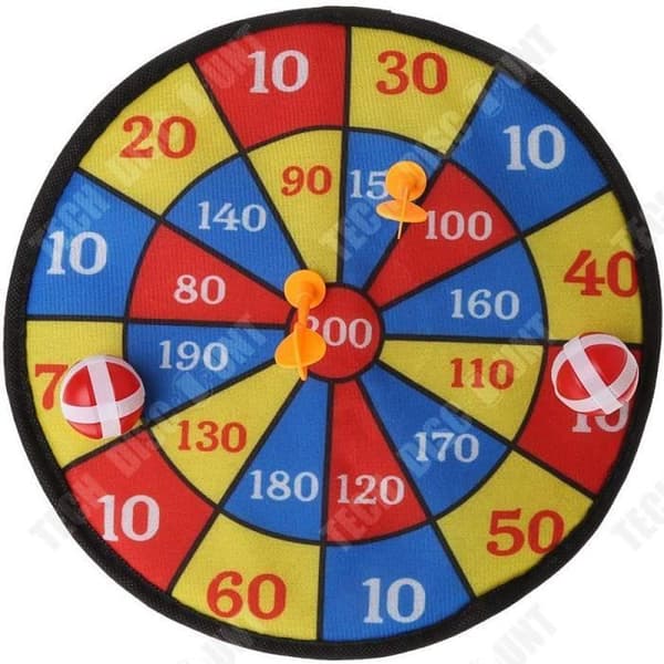 TD® Scratch Target Game med bollar - Skicklighetsspel - Inomhus-Utomhus - Barn Vuxna