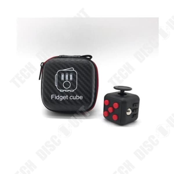 TD® Dexterity Game Cube/ Black And Red Maestro Gift/ Dekompression sexsidig ångestkub