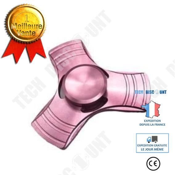 TD® Fidget Spinner/ Hand Tri-Spinner/Ångest Antistressleksak/ Aluminiumlegering Metall/ Antistressleksaker Vuxna barn