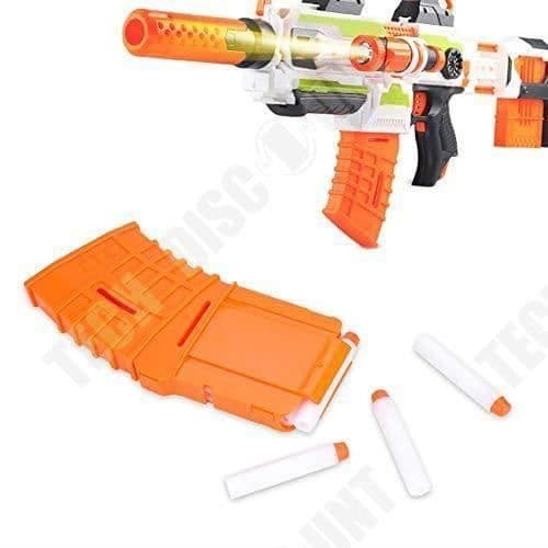 TD® Kulhållare för Nerf Kids plastleksak - Ersättningsmagasinshållare för 10 pilar
