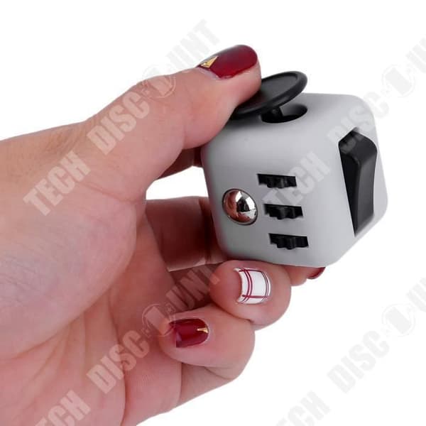 TD® Dexterity Game Cube- Dekompressionskub anti-ångest sex ansikten- Cube Fidget Anti stress- Leksak Vuxna och barn