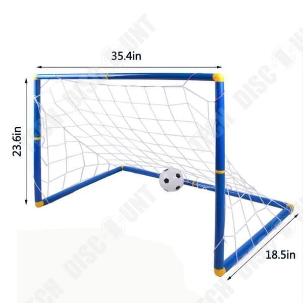 TD® Fotbollsmålsnät Stor storlek Barn Sport- Fotbollsmål med fotboll