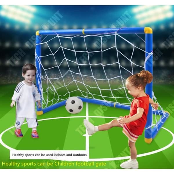 TD® Fotbollsmålsnät Stor storlek Barn Sport- Fotbollsmål med fotboll