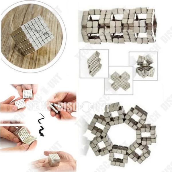 TD® 5 mm fyrkantig kub Stark järnmagnet Magnetisk leksak Olika former Roligt Pengar Bygg Skapa Hantverk Liten