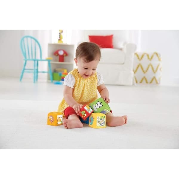 Fisher-Price Discovery Cubes - Pedagogisk leksak för spädbarn från 6 månader och uppåt