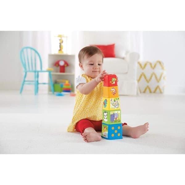 Fisher-Price Discovery Cubes - Pedagogisk leksak för spädbarn från 6 månader och uppåt
