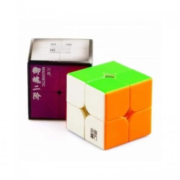 Kub Magnétique 2x2 - YJ - Yupo V2 - Svart