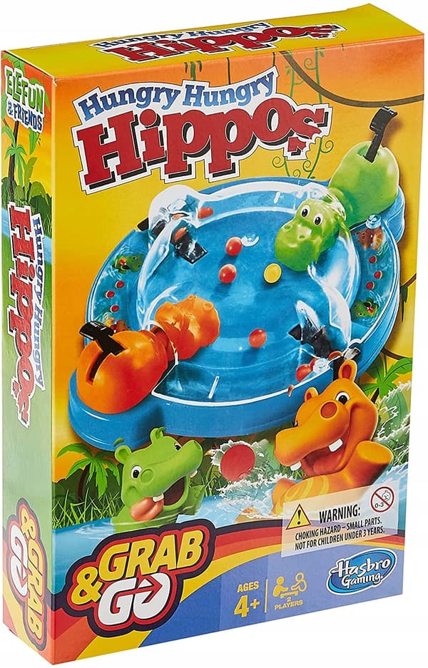 Hungry Hippoes Arcade Game Pocket Edition Hasbro