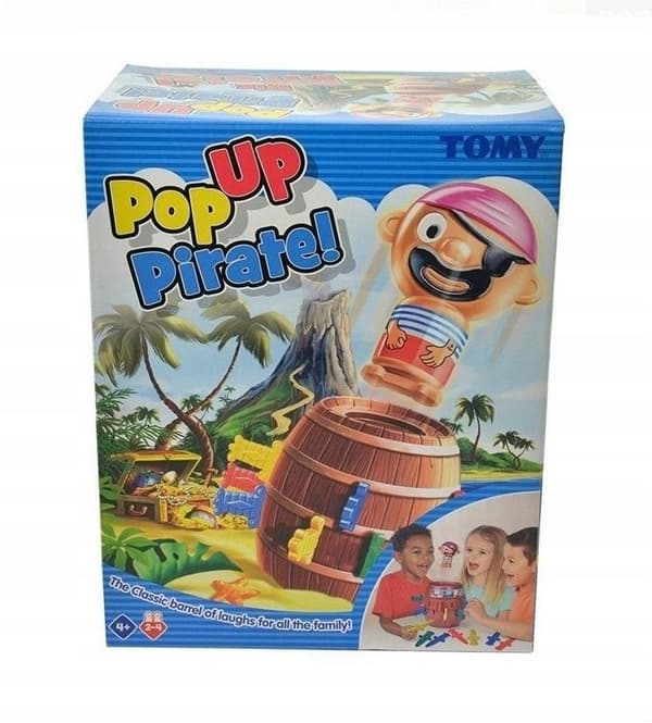 Arkadspel Fat med hoppande pirat Tomy