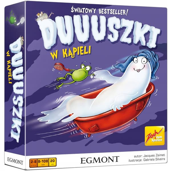 Brætspilskort DUUUSZKI I BADET DUSZKI