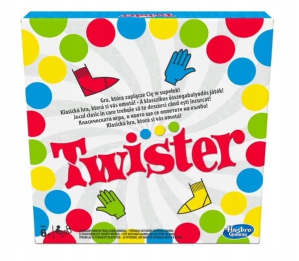 TWISTER-peli Hasbro alkuperäinen puolalainen versio