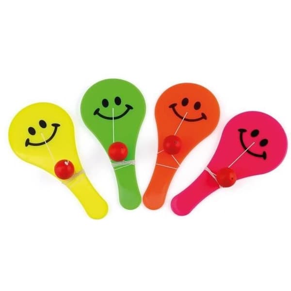 Set med 2 mini rackets med boll - P'TIT Clown - Flerfärgad