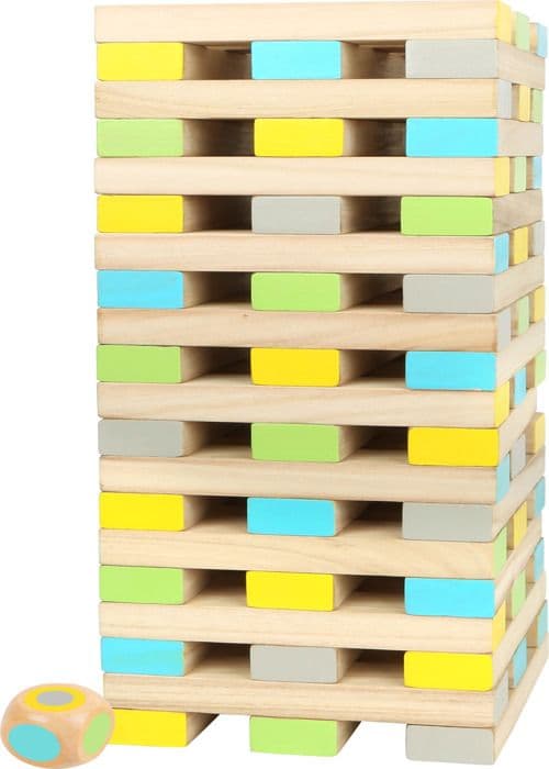 Skicklighetsspel - ALPEXE - XXL Active Tower - 60 stycken i 100 % FSC®-certifierat trä - Utomhus