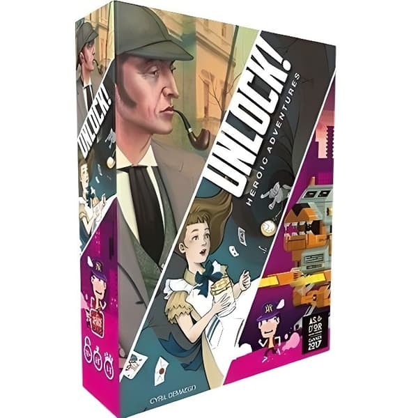 Lås upp brädspel! : Heroic Adventures - ASMODEE - 1 till 6 spelare - 60 min