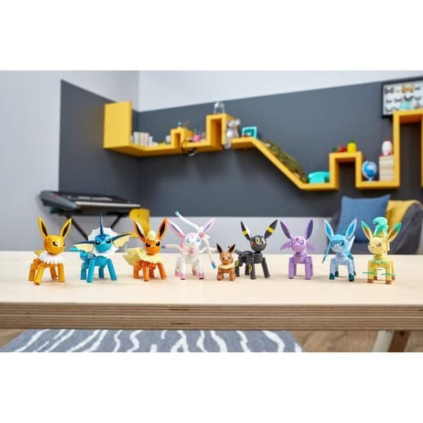 Byggspel - MATTEL - Eevee Evolution Collection Block - 470 stycken - Blå - Barn