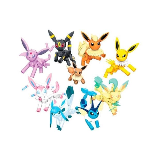 Byggspel - MATTEL - Eevee Evolution Collection Block - 470 stycken - Blå - Barn