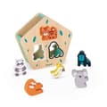 Miniatyrbild 1 av 4: Animal Shape Box - JANOD Wooden Early Learning Toy - Från 18 månader - Flerfärgad - 55x22x53cm