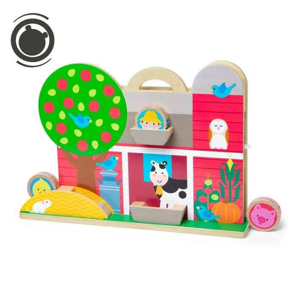 Form att sortera - forma att ordna - forma låda - häckande pyramid Melissa - doug - 30740