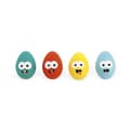 Miniatyrbild 4 av 4: JANOD Wooden Egg Race Game - 4 skedar och 4 ägg - FSC TM Produkt - Från 3 år