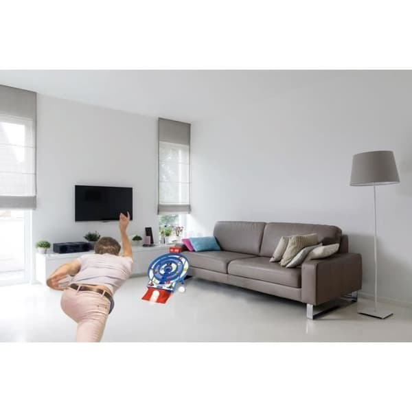 Target Shoot Mario Kart - Elektroniskt skicklighetsspel med LCD-skärm och 2 bollar