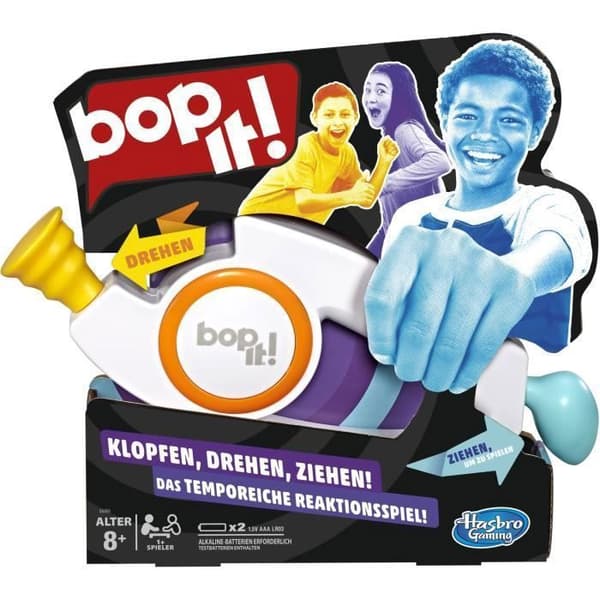 Skicklighetsspel - HASBRO - Bop It - Inomhus - Blandat - Barn - 3 Lautstärke-Einstellungen