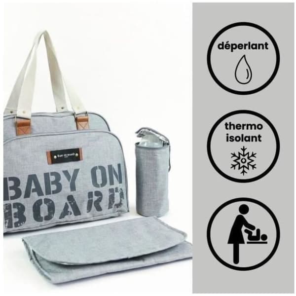 Skötväska BABY ON BOARD URBAN STREET