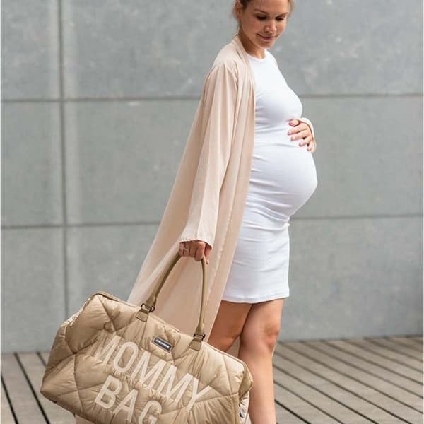 CILDHOME - Mammaväska Quiltad skötväska Beige