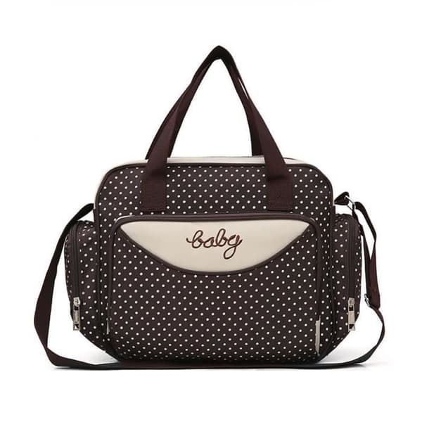 Baby Mom Omklädningsväska - LOKER - Set med 5 st - Mikrofiber - Kaffe - Dagligen