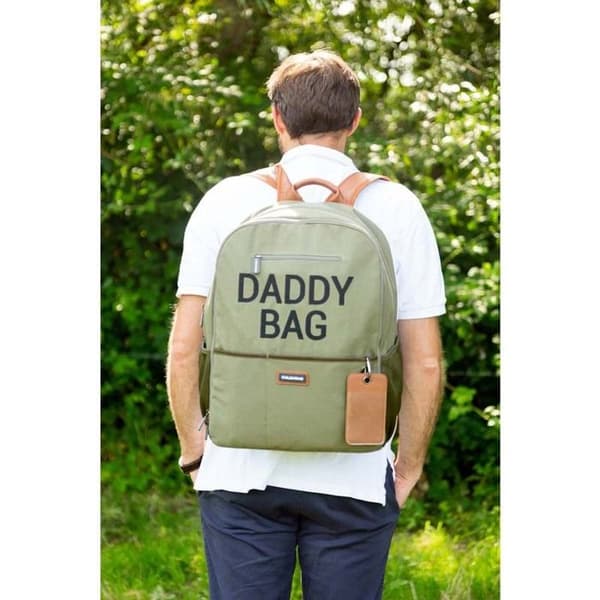 BARNHEM - Pappa Bagpack Canvas Skötväska Khaki