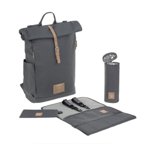 Lässig Skötväska-ryggsäck Green Label Rolltop Antracit