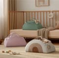 Miniatyrbillede 10 af 10: Lollanda bleopbevaringstaske til baby – bærbar multifunktionel vævet opbevaringskurv, holdbar, stilfuld og praktisk