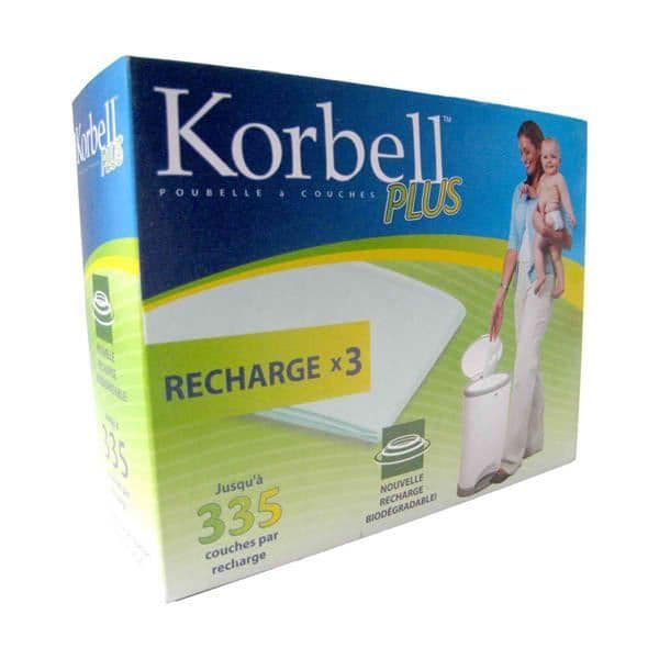 KORBELL PLUS Refill 3-pack för 26L behållare