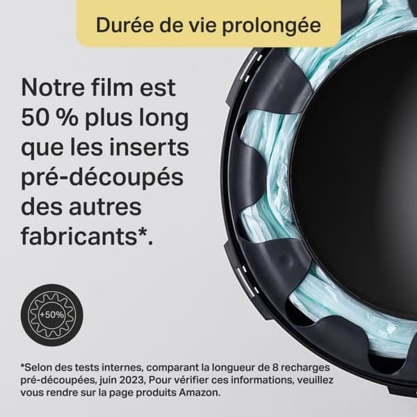 TOMMEE TIPPEE Twist &amp; Click blöja Bin Refills med hållbart framställda GREENFILM Antibacterial, 18-pack