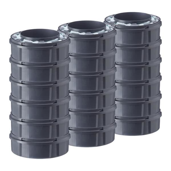 TOMMEE TIPPEE Twist & Click blöja Bin Refills med hållbart framställda GREENFILM Antibacterial, 18-pack