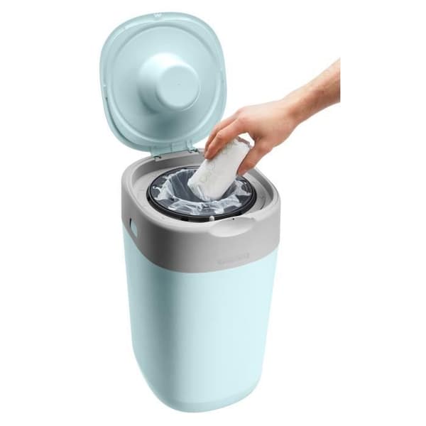 TOMMEE TIPPEE Vrid och klicka blöjbehållare Sangenic Tec, Blå