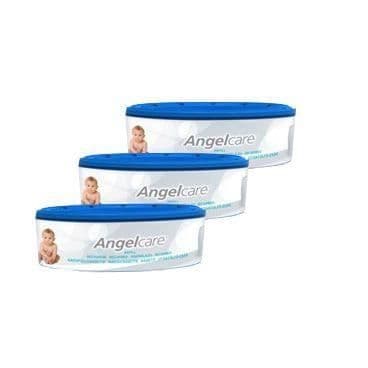 Recharges för papperskorg - ANGEL CARE - för blöjpapperskorgar - Vit - Baby - Unisex