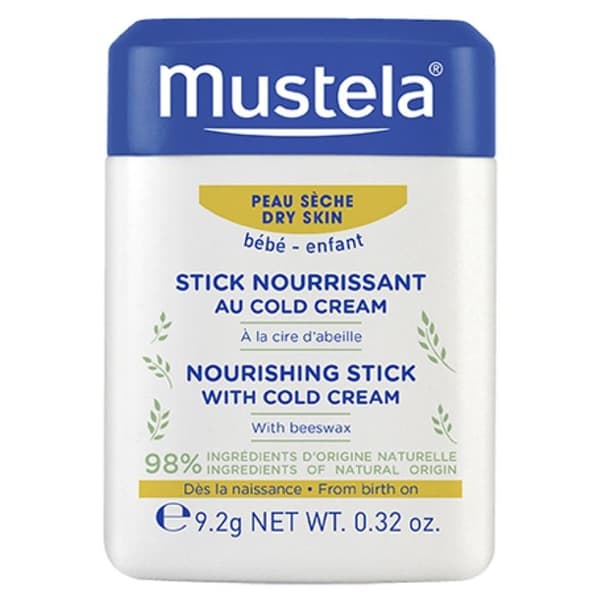 Baume - Mustela - Närande Stift - 9.2g - Hypoallergenisk - Torr Hud