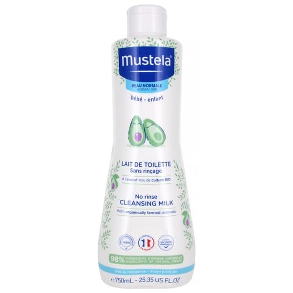 Mustela No-Rinse Cleansing Milk 750ml